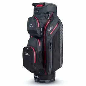 PowaKaddy Dri Tech 24 Cart Bag Black - Gunmetal - Pink
