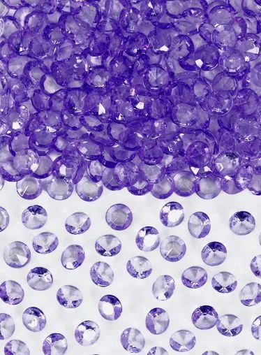 Purple Table Crystals 6mm - 28g Pack