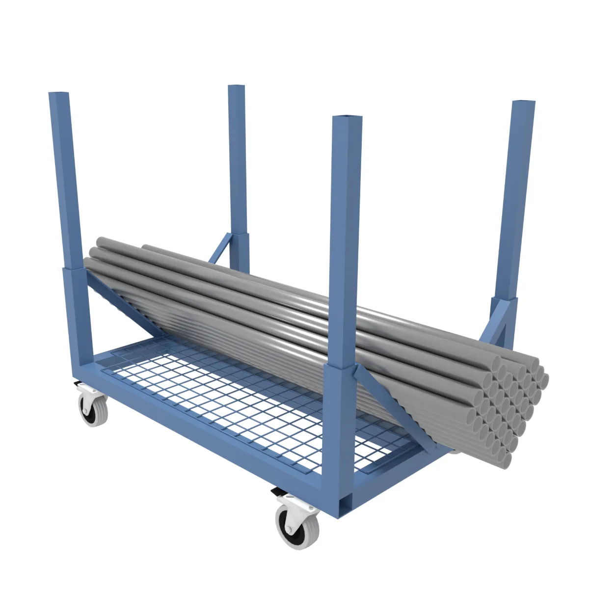 V Cart Pipe Trolley With Removable Legs