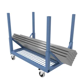 V Cart Pipe Trolley With Removable Legs
