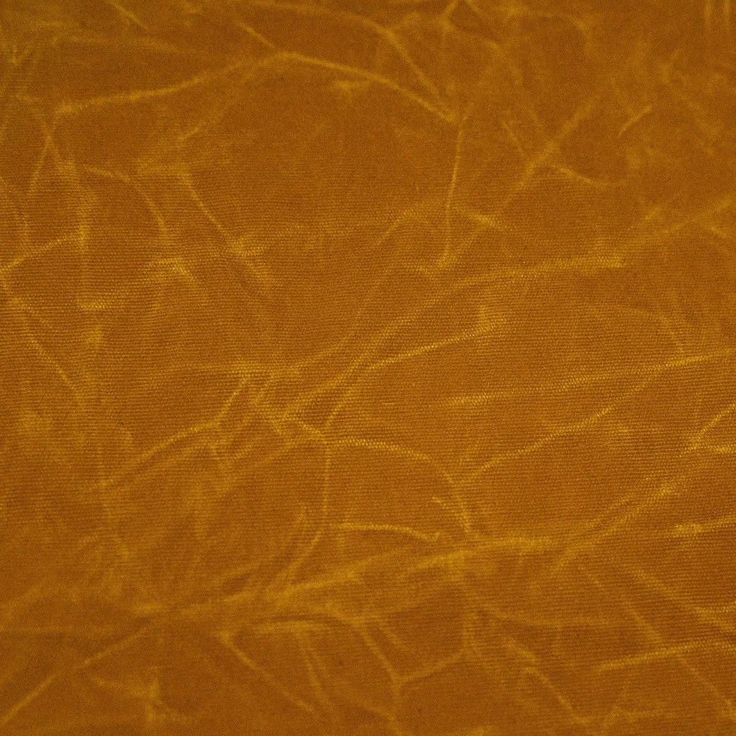 Waxed Army Duck Canvas- Lemon Curry